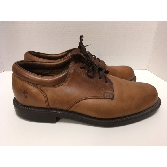 Frye 9 Brown Leather Lace Up Casual Business Occasion Dress Oxford Shoes main image 7